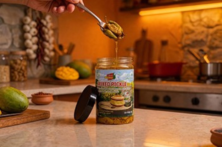 homemade mixed pickle